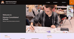 Desktop Screenshot of mantonschools.org