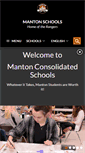 Mobile Screenshot of mantonschools.org